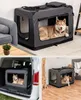 Lionto honden transportbox, inklapbare, stabiele stoffen Productafbeelding-voorbeeld 2
