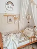 Culla in velluto 180 cm - beige | Culla nido per neonati | Anteprima dell’immagine prodotto 2