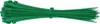 A bundle of green cable ties is shown lying horizontally on a white background. Náhled obrázku produktu