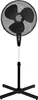FS 40a noir Ventilateur sur pied Voir les images du produit 2