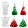 Kerzenform Silikon Weihnachtsbaum 2 Stück DIY Gießform für Produktbild-Vorschau 1
