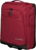 A red and black travel bag with wheels. Produktbild-Vorschau