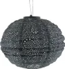 LUMIZ Lampion Solarlampe Round 30 Paisley Dark Grey Produktbild-Vorschau 1
