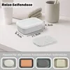 Silikon Seifendose mit Abtropfschicht, tragbare Soap Dish Produktbild-Vorschau 6