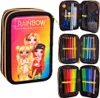 Dreifach faltbares Federmäppchen mit Rainbow High Jumbo Produktbild-Vorschau 1