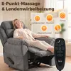 Relaxační křeslo HOMCOM, televizní křeslo s funkcí ohřevu a Náhled obrázku produktu 4