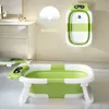 Faltbare Baby Badewanne mit Temperatursensor, Wannenkissen, Produktbild-Vorschau 4