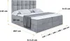 ALTDECOR Boxspringbett mit Matratze und Lattenrost  - RICAR Produktbild-Vorschau 5