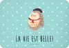 Mr. & Mrs. Panda magnet Eule Frankreich - Türkis Pastell - Produktbild-Vorschau 1