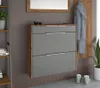 Schuhschrank Oliva 2 hängend Basic vintage eiche graphit Produktbild-Vorschau 3