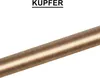 MDEKOR Metallrohr für Gardinenstange, 19 mm, Kupfer, 160 cm Produktbild-Vorschau 3