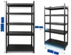Schwerlastregal 200x100x40 cm - Metallregal - Schwarz Produktbild-Vorschau 5