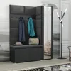 Garderobe LUTON 7 BLACK 16 - Farbe: schwarz, moderne Produktbild-Vorschau 2