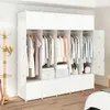 A white modular closet filled with clothes and storage boxes. Náhľad obrázku produktu