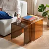 Satztisch 'Kariengem' 2-tlg. Couchtisch-Set Glastischen Produktbild-Vorschau 1