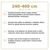 360 cm Jednoduchá kovová záclonová tyč 19 mm antická zlatá Náhled obrázku produktu 3