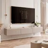 Meuble TV bas IDOHOME SELIA 200 cm, à rainures, avec Voir les images du produit 1