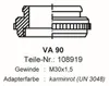 Ventilanpassung VA 90 für Stellantrieb Fußbodenheizung Produktbild-Vorschau 2