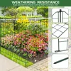 XMTECH Teichzaun Gartenzaun Metall Steckzaun Hundezaun mit Produktbild-Vorschau 3