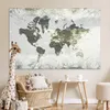 MuchoWow® Poster Weltkarte - Blumen - Gelb 180x120 cm - Produktbild-Vorschau 7