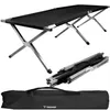 TRIZAND 23190 Feldbett 189 × 70 × 43 cm schwarz Produktbild-Vorschau 4