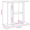 vidaXL Stojan na akvárium čierny dub 60 x 30 x 60 cm Náhľad obrázku produktu 7