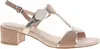 MARCO TOZZI Damen Sandale Textil Sandalette Metallic Produktbild-Vorschau 6