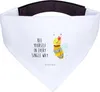 Mr. & Mrs. Panda Hunde Halstuch Biene Blume - Weiß - Produktbild-Vorschau 1