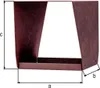 Alberts 355135 Maisonnette pour oiseaux Delta, nichoir en Voir les images du produit 3