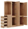 Merax Kleiderschrank mit Schubladen und Kleiderstange, Produktbild-Vorschau 4