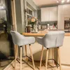 HOMCOM 2er-Set Barhocker, Barstuhl, Bistrohocker, Produktbild-Vorschau 8