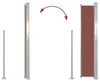 vidaXL Marquise latérale extensible 160x300 cm Marron Voir les images du produit 7