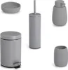 ZELLER Portasapone in Vetroceramica grigio 11 x 3,3 cm Anteprima dell’immagine prodotto 4