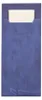 Bestecktaschen 20 cm x 8,5 cm blau inkl. weißer Serviette Produktbild-Vorschau 3