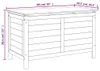 vidaXL Gartentruhe Anthrazit 99x49,5x58,5 cm Massivholz Produktbild-Vorschau 8