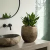 Steege Pflanztopf - modernes Design - goldfarben - 32 x 32 Produktbild-Vorschau 5