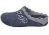Manitu Damen Hausschuh Pantoffel colorblocking style Herz Produktbild-Vorschau 5
