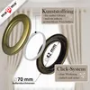 Stoff-Öse Gardinenringe 10 Stück Ø 42 mm Click-Öse Kunststoff Ösenring Gardinenöse Ösenschal Infobild Produktbild-Vorschau