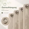 2 kusy vonkajších závesov, priehľadných, vodeodolných, Náhľad obrázku produktu 5