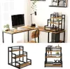 Schodišťový regál Vicco Fyrk Rustikální dub 33 x 34 cm se 3 Náhled obrázku produktu 2