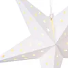 Stella di Natale bianca con 10 luci LED - Decorazione Anteprima dell’immagine prodotto 14