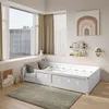 A child's bedroom with a bed, window, and decorations. Produktbild-Vorschau