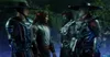 Four characters from Mortal Kombat 11 Ultimate stand in a dimly lit forest. Produktbild-Vorschau