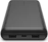A black Belkin power bank is shown from a slightly elevated angle against a white background. Produktbild-Vorschau