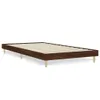 vidaXL Bettgestell ohne Matratze Braun Eiche 90x200 cm Produktbild-Vorschau 1