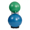 Two exercise balls stacked on a stand. Produktbild-Vorschau