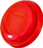 100x Domdeckel rot für Pappbecher COFFEE TO GO mit 90mm Ø Produktbild-Vorschau 1