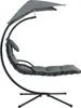 en.casa® Freischwebende Outdoor Hängeliege Stahl-Polyester Produktbild-Vorschau 4