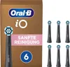 A product package for Oral-B iO toothbrush heads, with several brush heads displayed separately. Produktbild-Vorschau