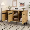 STILVORA Sideboard mit 3 Türen,Flurschrank in Holzoptik für Produktbild-Vorschau 4